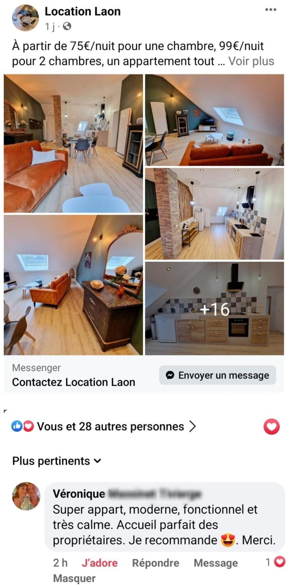 Le Colombier Lägenhet Laon Exteriör bild